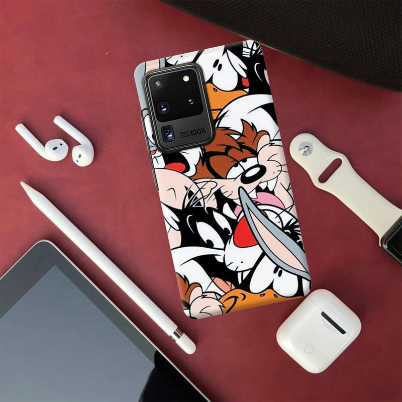 Looney Toons pattern Printed Slim Cases and Cover for Galaxy S20 Ultra