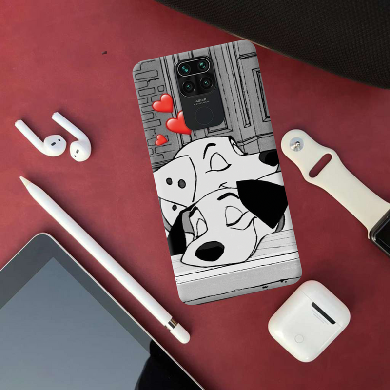 Dogs Love Printed Slim Cases and Cover for Redmi Note 9