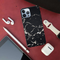 Dark Marble Printed Slim Cases and Cover for iPhone 13 Pro