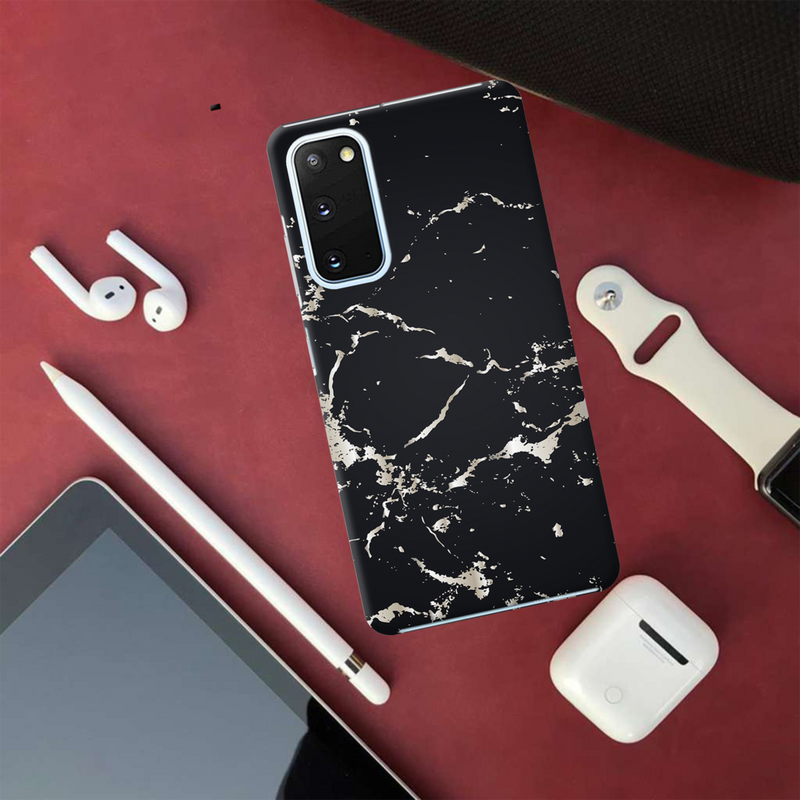 Dark Marble Printed Slim Cases and Cover for Galaxy S20 Plus
