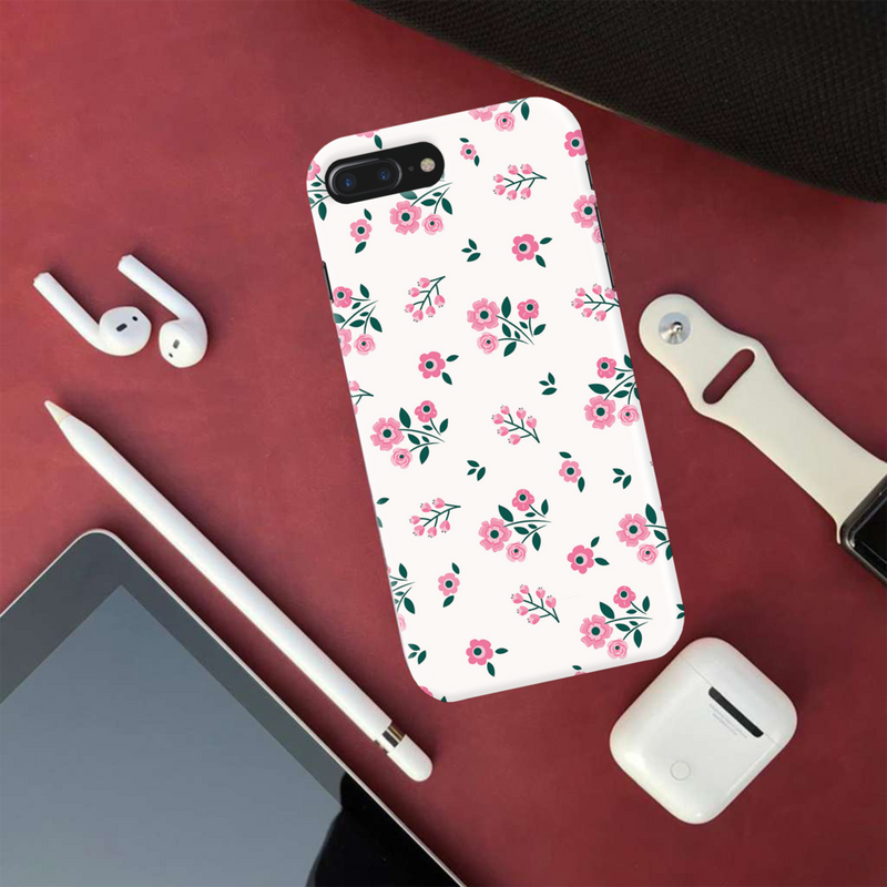 Pink florals Printed Slim Cases and Cover for iPhone 8 Plus