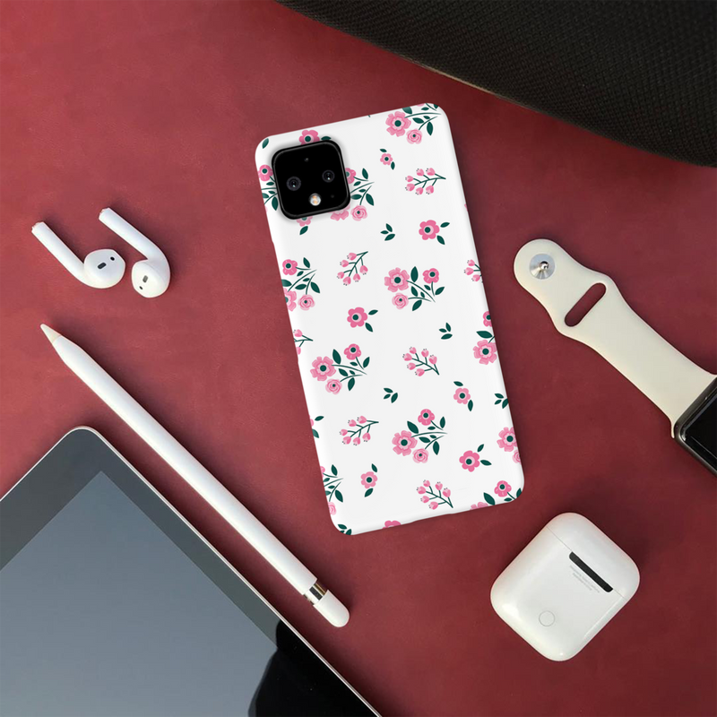 Pink florals Printed Slim Cases and Cover for Pixel 4 XL