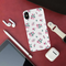 Pink florals Printed Slim Cases and Cover for iPhone X
