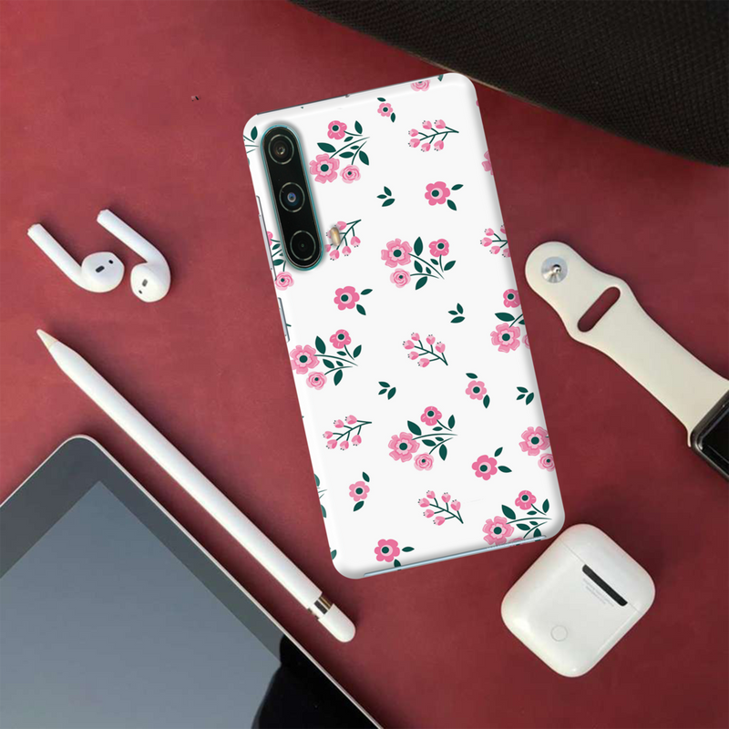 Pink florals Printed Slim Cases and Cover for OnePlus Nord CE 5G