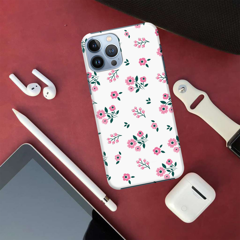 Pink florals Printed Slim Cases and Cover for iPhone 13 Pro