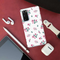Pink florals Printed Slim Cases and Cover for Galaxy S20 Plus