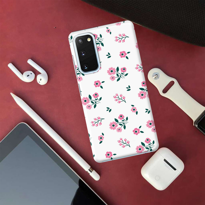 Pink florals Printed Slim Cases and Cover for Galaxy S20 Plus