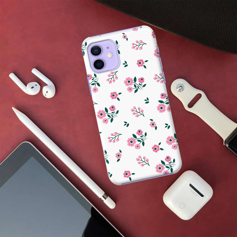 Pink florals Printed Slim Cases and Cover for iPhone 12 Mini