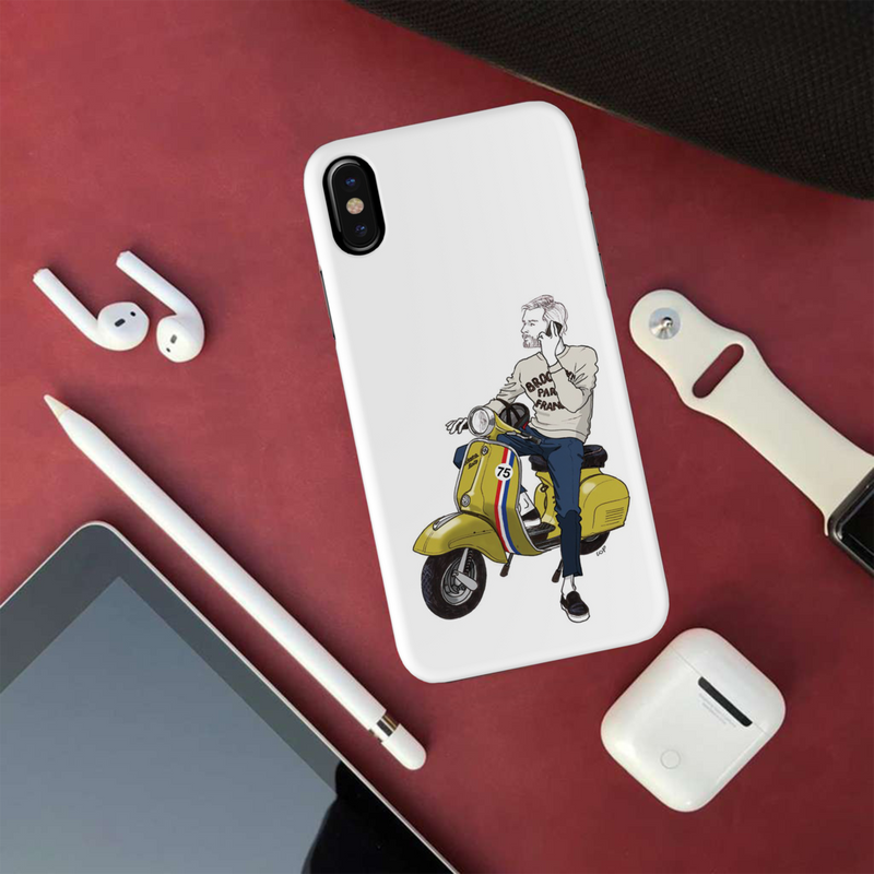 Scooter 75 Printed Slim Cases and Cover for iPhone X