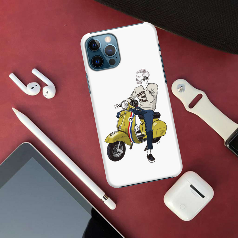 Scooter 75 Printed Slim Cases and Cover for iPhone 12 Pro