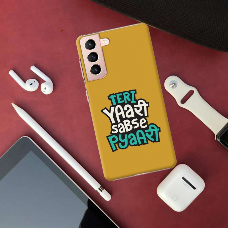 Teri Yari sabse pyari Printed Slim Cases and Cover for Galaxy S21 Plus