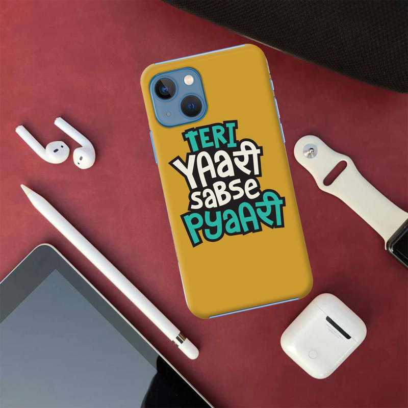 Teri Yari sabse pyari Printed Slim Cases and Cover for iPhone 13