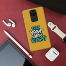 Teri Yari sabse pyari Printed Slim Cases and Cover for Redmi Note 9