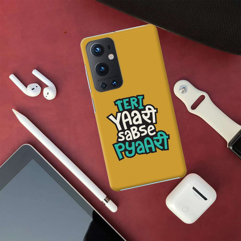 Teri Yari sabse pyari Printed Slim Cases and Cover for OnePlus 9 Pro