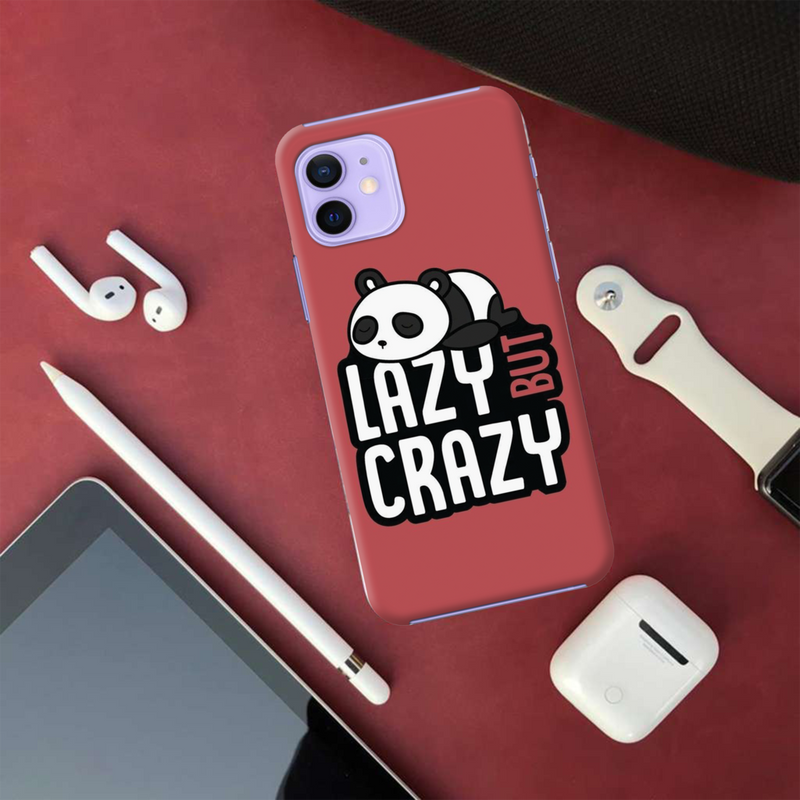 Lazy but crazy Printed Slim Cases and Cover for iPhone 12 Mini