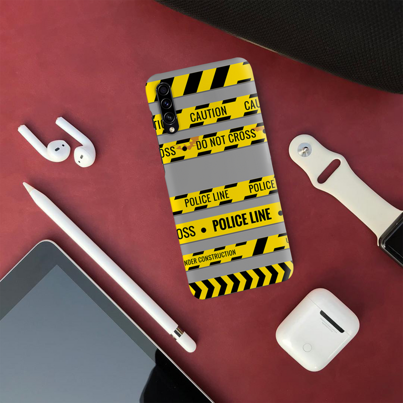 Police line Printed Slim Cases and Cover for Galaxy A70