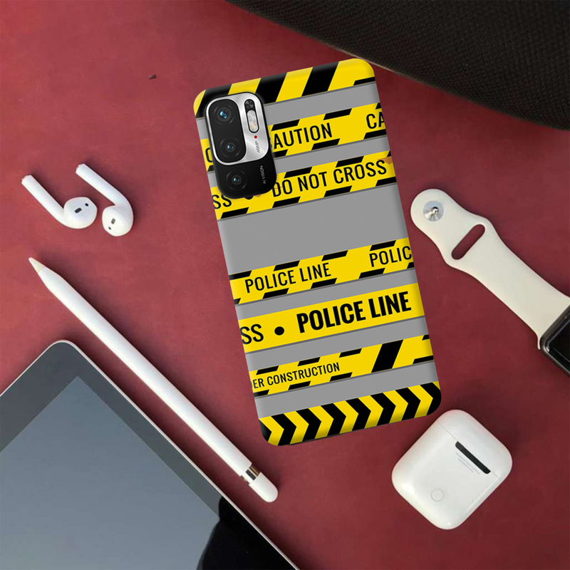 Police line Printed Slim Cases and Cover for Redmi Note 10T