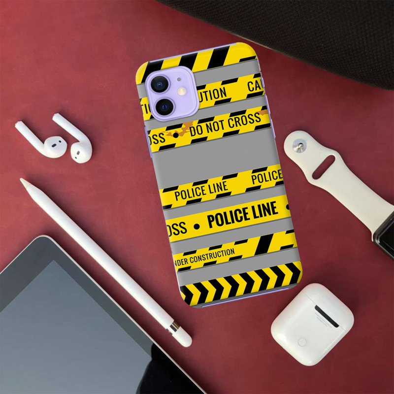 Police line Printed Slim Cases and Cover for iPhone 12