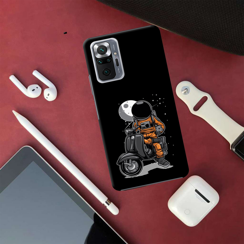 Astronaut scooter Printed Slim Cases and Cover for Redmi note 10 Pro 