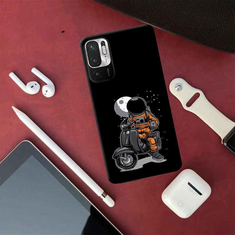 Astronaut scooter Printed Slim Cases and Cover for Redmi Note 10T