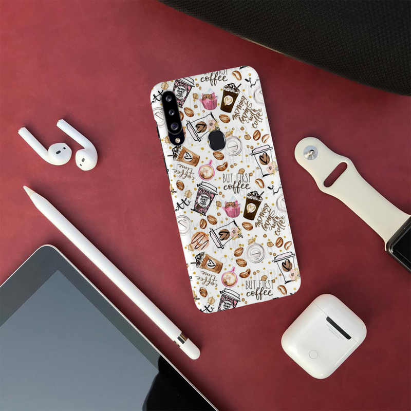 Coffee first Printed Slim Cases and Cover for Galaxy A20S