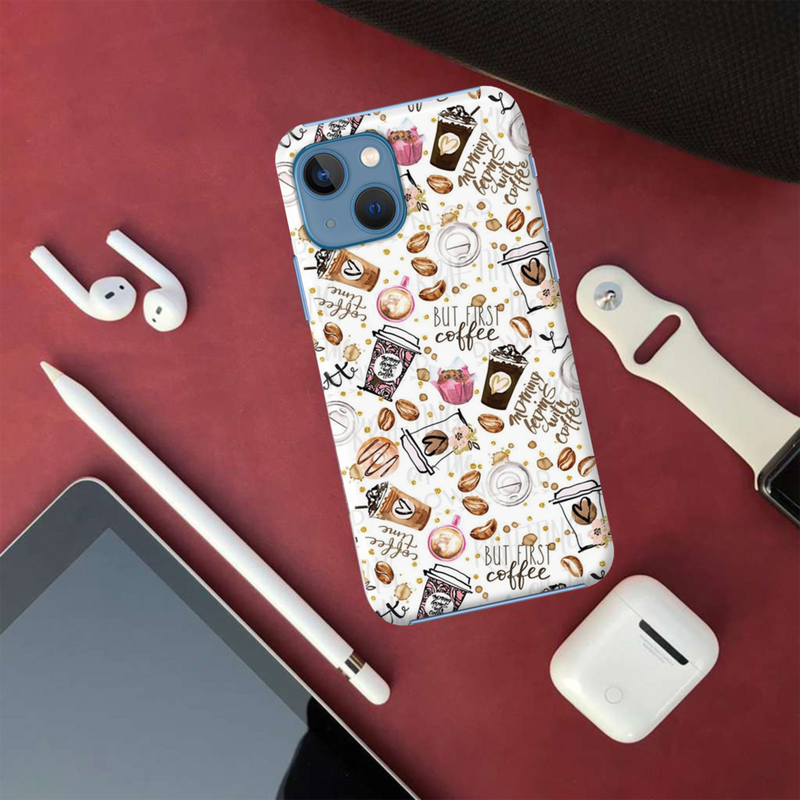 Coffee first Printed Slim Cases and Cover for iPhone 13