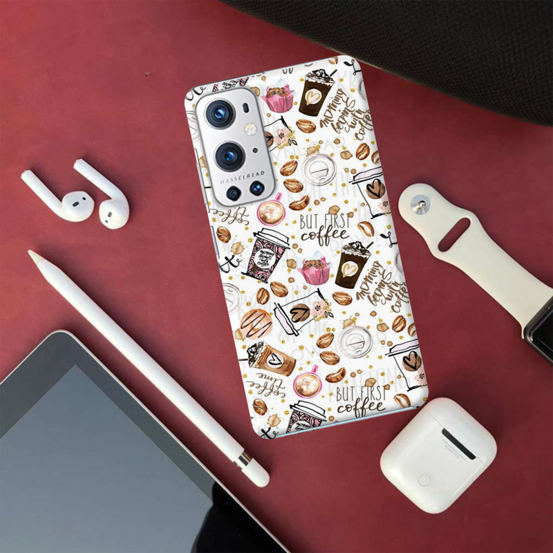 Coffee first Printed Slim Cases and Cover for OnePlus 9R