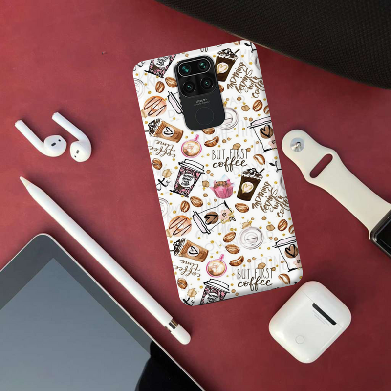 Coffee first Printed Slim Cases and Cover for Redmi Note 9