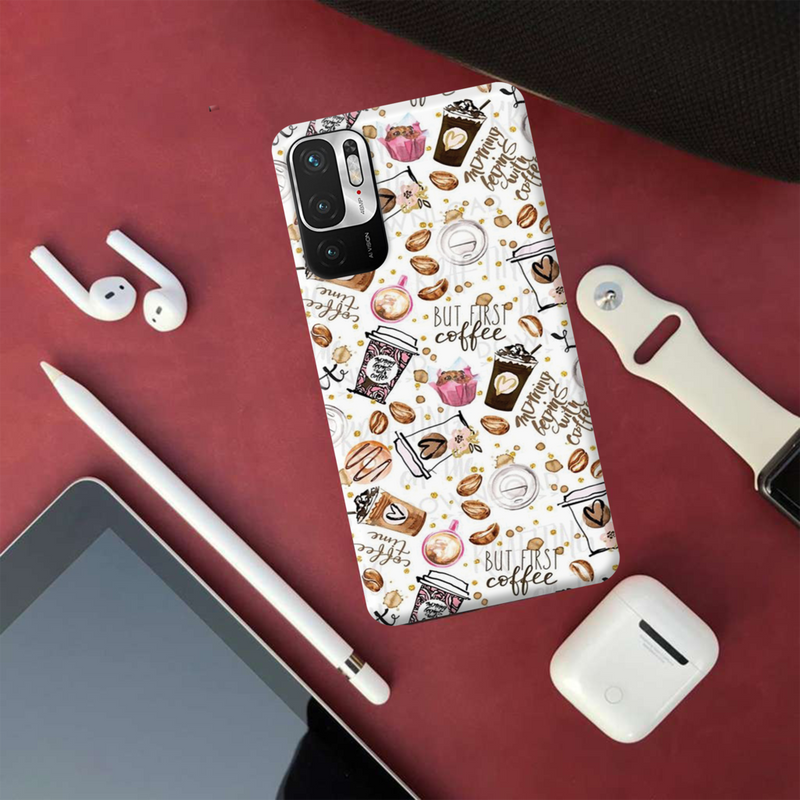 Coffee first Printed Slim Cases and Cover for Redmi Note 10T