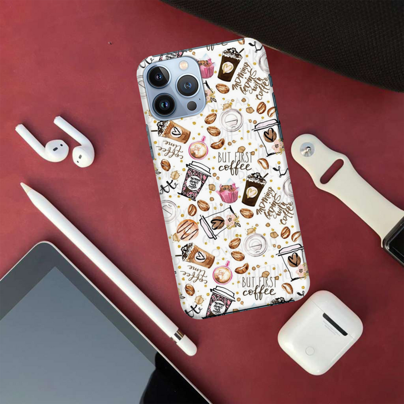 Coffee first Printed Slim Cases and Cover for iPhone 13 Pro Max
