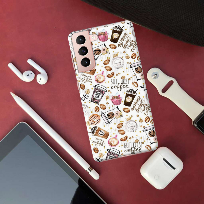 Coffee first Printed Slim Cases and Cover for Galaxy S21 Plus