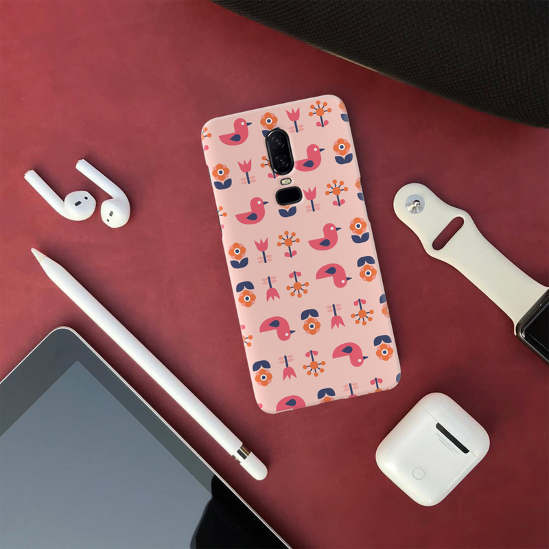 Duck and florals Printed Slim Cases and Cover for OnePlus 6