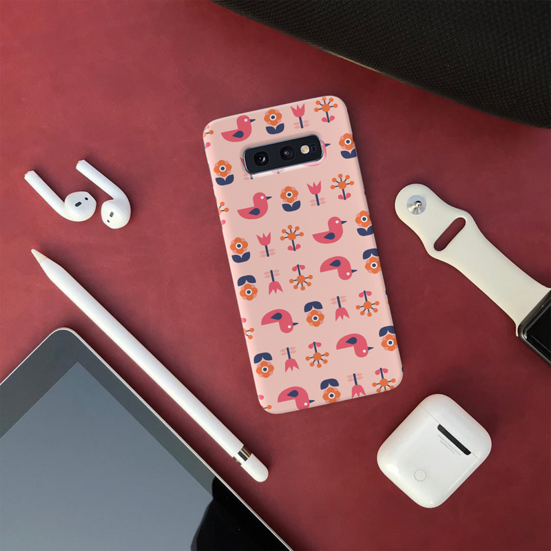 Duck and florals Printed Slim Cases and Cover for Galaxy S10E