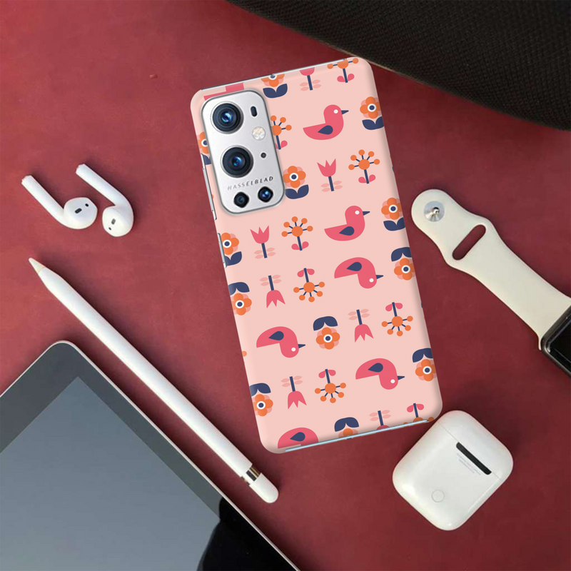Duck and florals Printed Slim Cases and Cover for OnePlus 9R