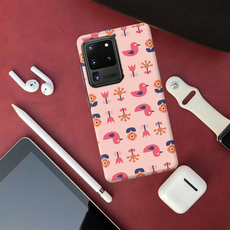 Duck and florals Printed Slim Cases and Cover for Galaxy S20 Ultra