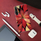 Red Leaf Printed Slim Cases and Cover for OnePlus Nord CE 5G