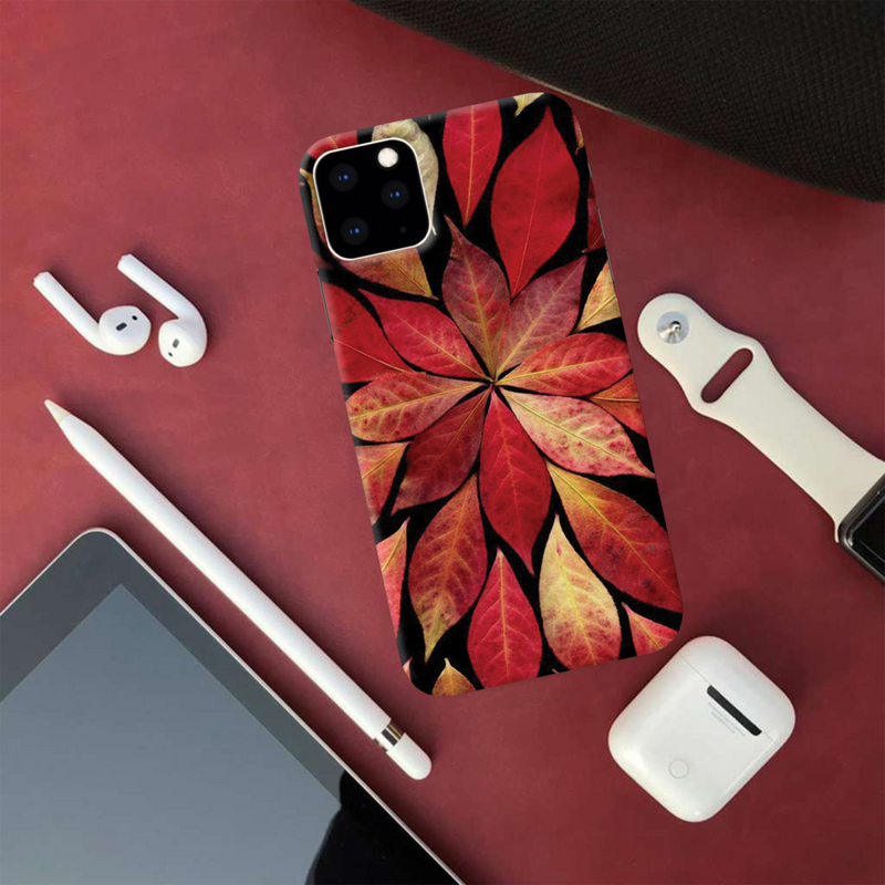 Red Leaf Printed Slim Cases and Cover for iPhone 11 Pro
