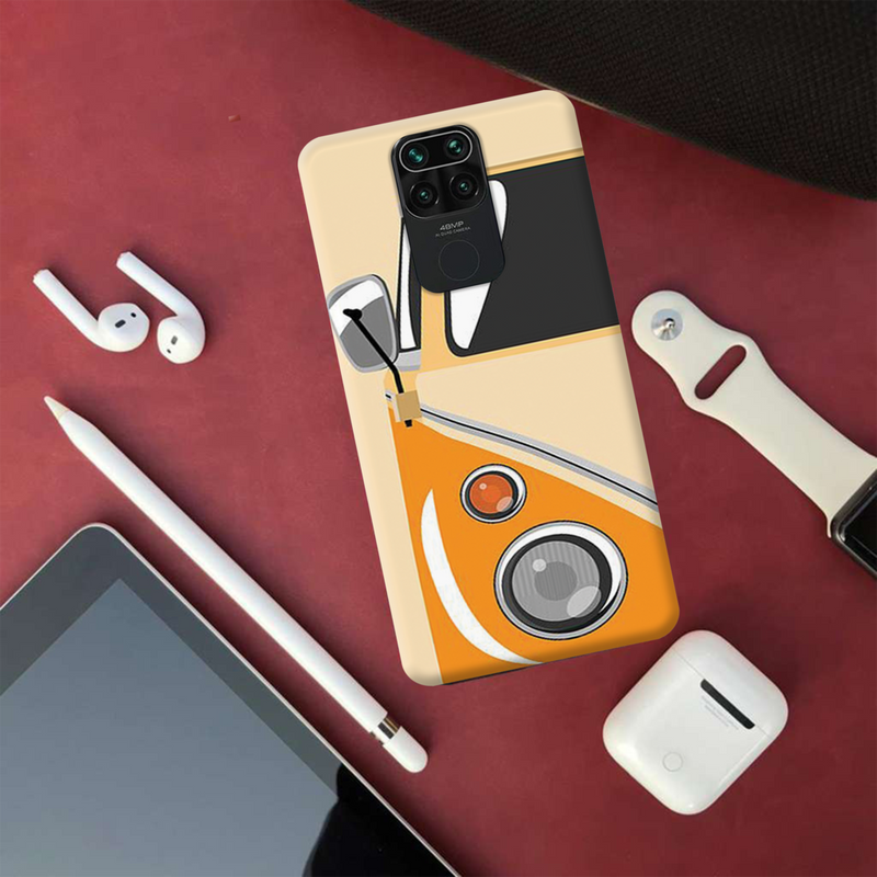 Yellow Volkswagon Printed Slim Cases and Cover for Redmi Note 9