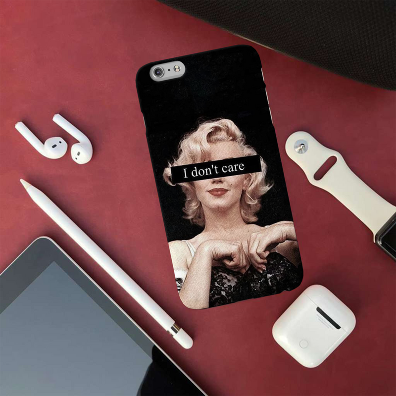 I Don't care Printed Slim Cases and Cover for iPhone 6 Plus
