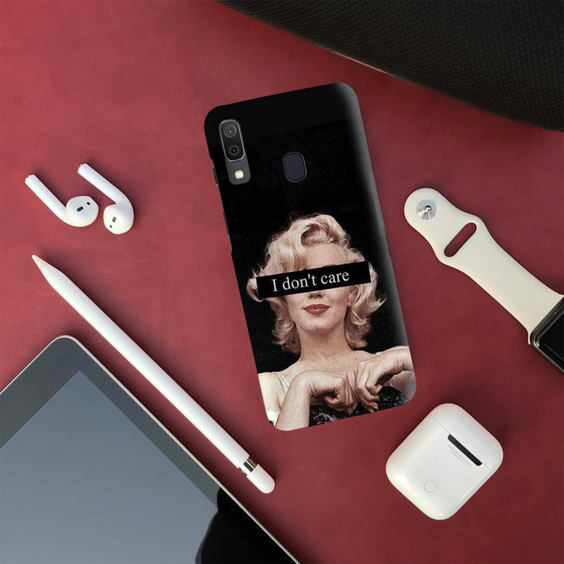 I Don't care Printed Slim Cases and Cover for Galaxy A30