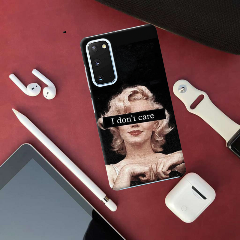 I Don't care Printed Slim Cases and Cover for Galaxy S20 Plus