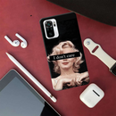 I Don't care Printed Slim Cases and Cover for Redmi Note 10