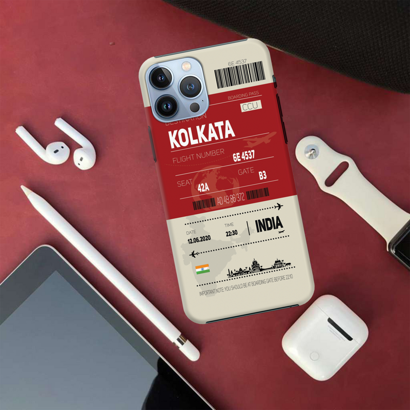 Kolkata ticket Printed Slim Cases and Cover for iPhone 13 Pro Max