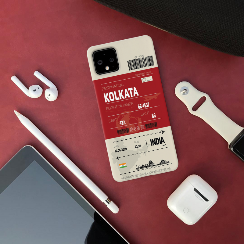 Kolkata ticket Printed Slim Cases and Cover for Pixel 4