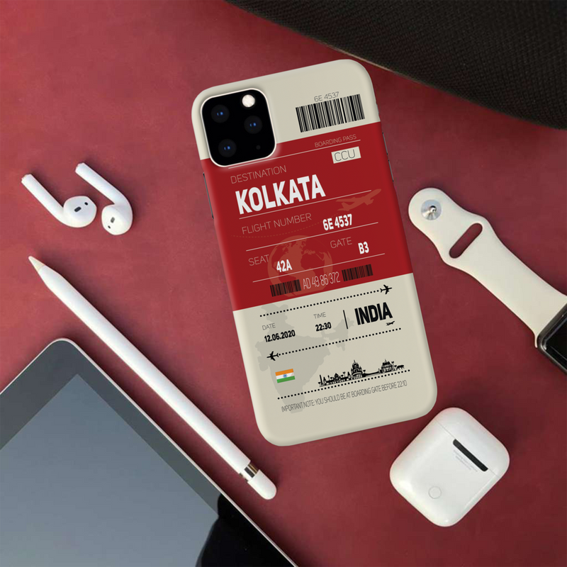 Kolkata ticket Printed Slim Cases and Cover for iPhone 11 Pro