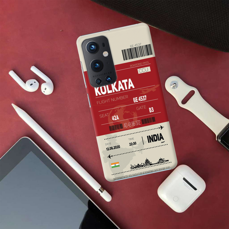 Kolkata ticket Printed Slim Cases and Cover for OnePlus 9 Pro