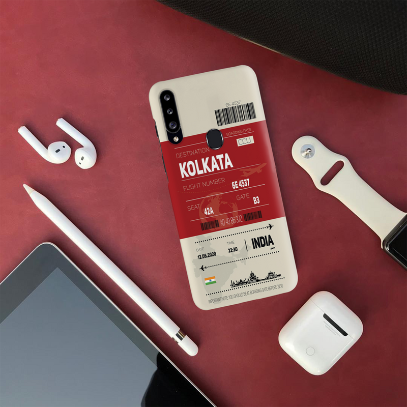 Kolkata ticket Printed Slim Cases and Cover for Galaxy A20S