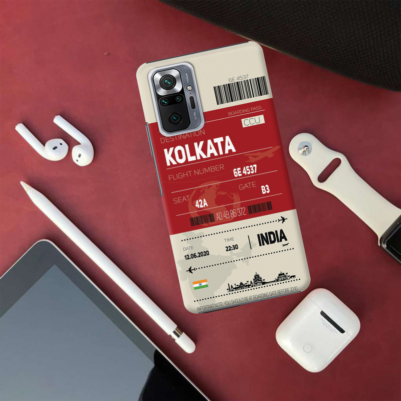 Kolkata ticket Printed Slim Cases and Cover for Redmi Note 10 Pro Max
