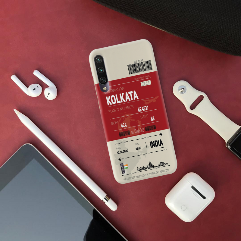 Kolkata ticket Printed Slim Cases and Cover for Redmi A3