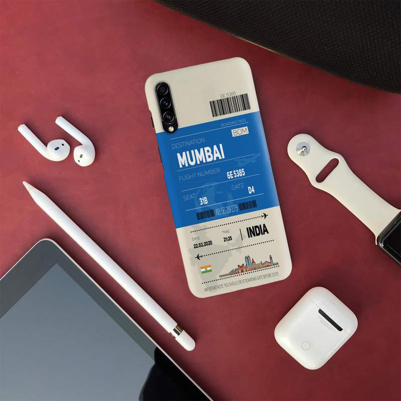 Mumbai ticket Printed Slim Cases and Cover for Galaxy A70